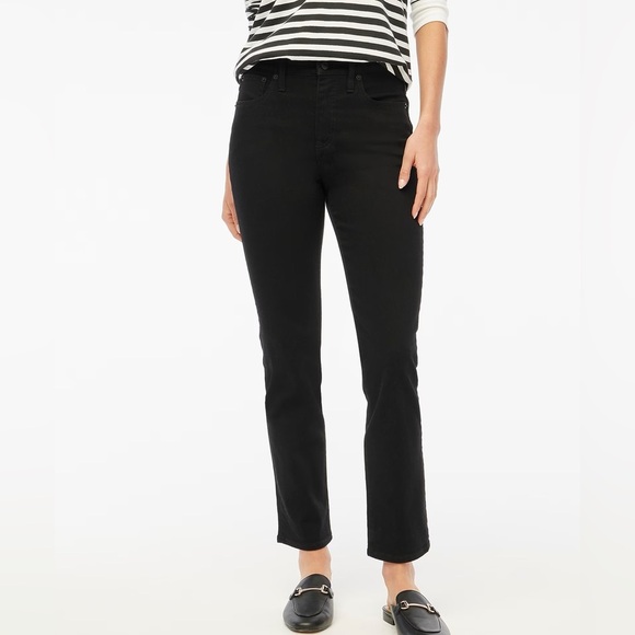 J. Crew Petite essential straight jean in all-day stretch Size 27P